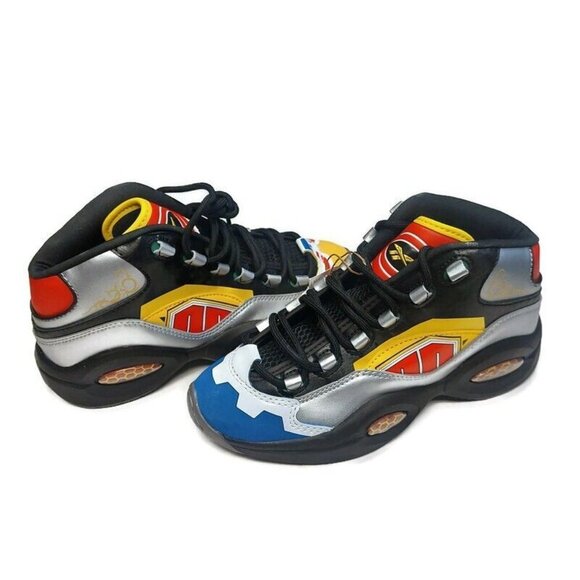 Reebok x Power Rangers Mens Size 5.5 Question Mid Megazord Allen Iverson GY0588 main image 5